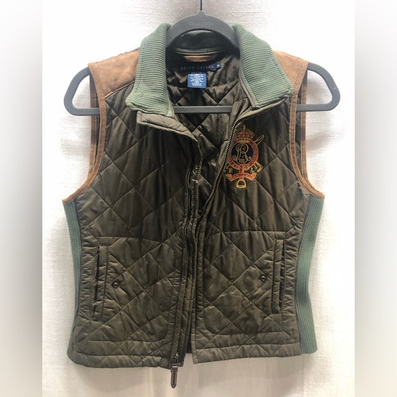 Ralph Lauren crested vest size M - Picture 1 of 10